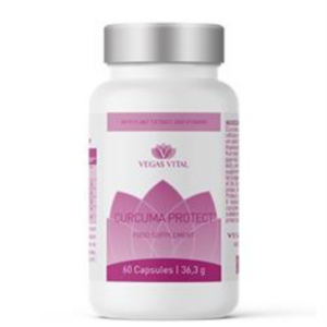 Gigi zeigt: Curcuma Protect Kapseln von Vegas Cosmetics für Energie und Immunsystem