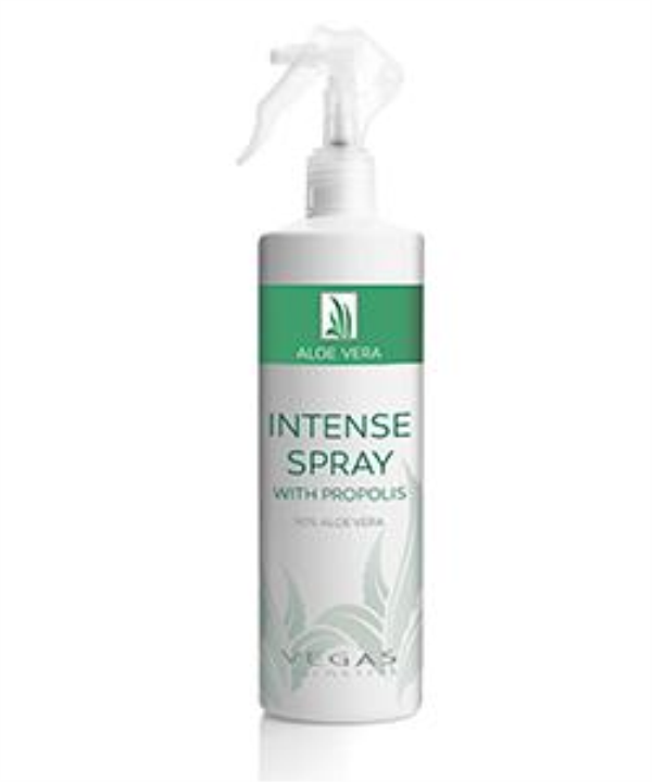 Spray Intense à l'Aloe Vera 500 ml | 90% Aloe Vera Bio et 12 Plantes 1 500ml Flasche Aloe Vera Intense Spray von Vegas Cosmetics mit 90 Prozent Aloe Vera Anteil