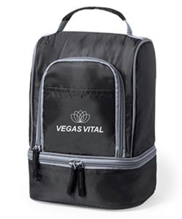 Sac isotherme 20x27x13cm | Sac isotherme pour le sport et les loisirs 1 Kompakte Thermotasche 20x27x13cm von Vegas Cosmetics für den Transport von Lebensmitteln und Drinks