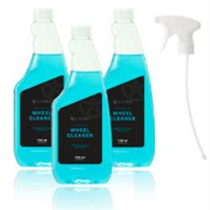 Drei Nachfüllflaschen Felgenreiniger 750ml ohne Sprühaufsatz im Spar-Bundle von Vegas Cosmetics