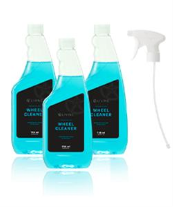 Felgenreiniger (ohne Sprühaufsatz) | 3er Pack 3 x 750ml Sparvorrat 1 Drei Nachfüllflaschen Felgenreiniger 750ml ohne Sprühaufsatz im Spar-Bundle von Vegas Cosmetics